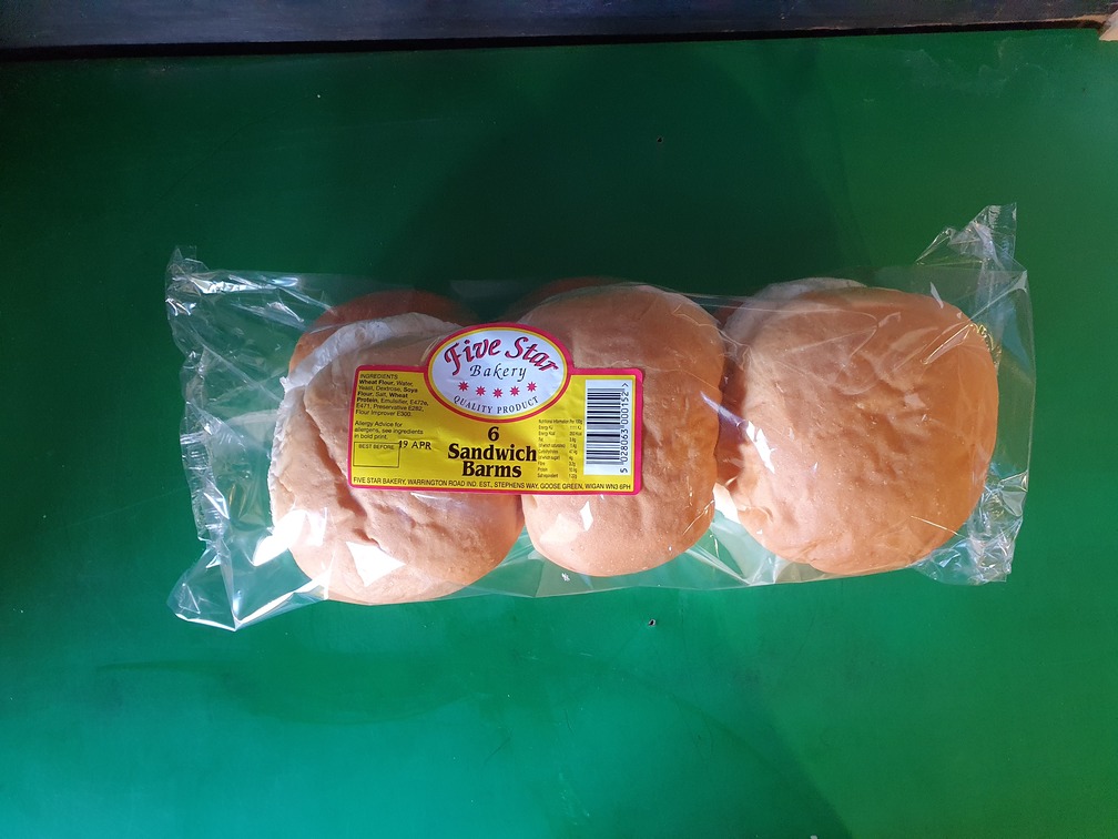 Fresh Sandwich Barms 6 pack - £ 1.50  per each